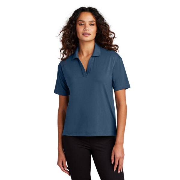 Women's Stretch Jersey Polo Thumbnail
