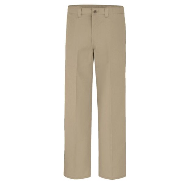 Men's Odd Sizes Industrial Flat Front Comfort Waist Pants Thumbnail