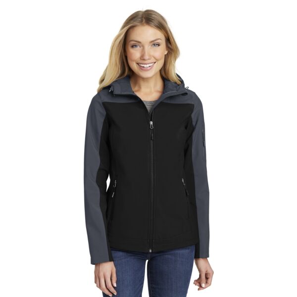 Ladies Hooded Core Soft Shell Jacket Thumbnail