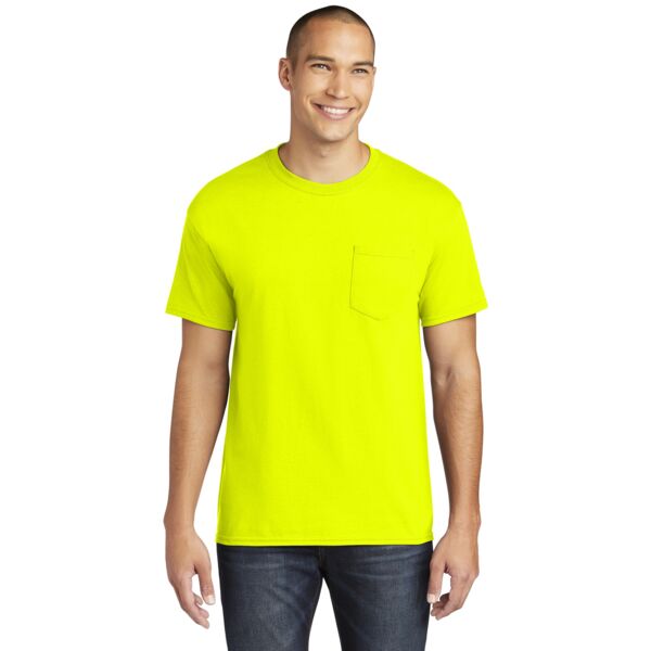 Heavy Cotton ™ 100% Cotton Pocket T Shirt Thumbnail