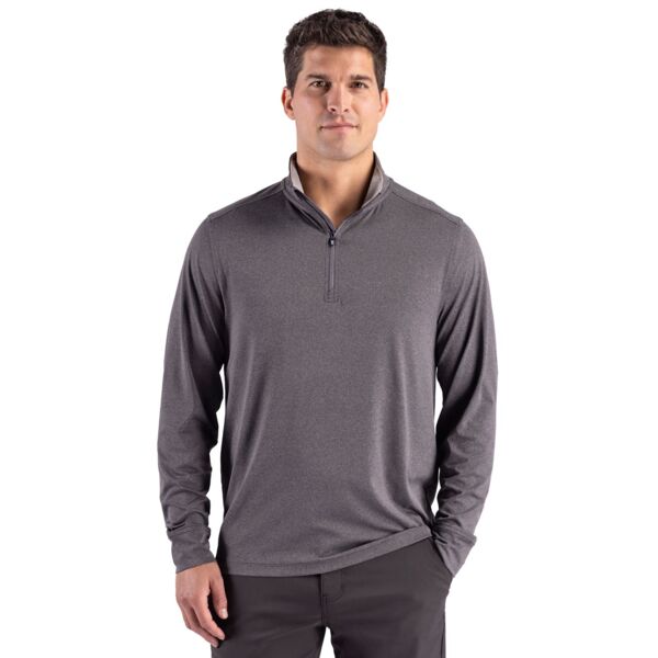 Cutter & Buck Forge Recycled Four-Way Stretch Mens Quarter Zip Pullover Thumbnail