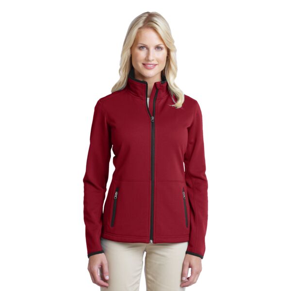 Ladies Pique Fleece Jacket Thumbnail