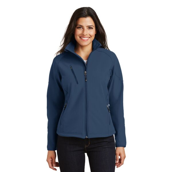 Ladies Textured Soft Shell Jacket Thumbnail