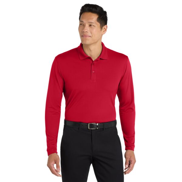 ® Dry Zone ® UV Micro Mesh Long Sleeve Polo Thumbnail