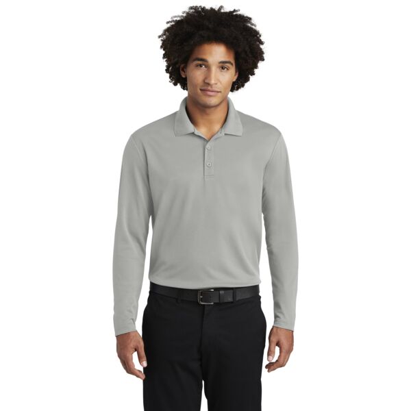 ® PosiCharge ® RacerMesh ® Long Sleeve Polo Thumbnail
