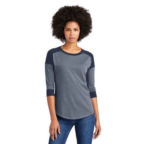 ® Ladies Heritage Blend 3/4 Sleeve Baseball Raglan Tee Thumbnail