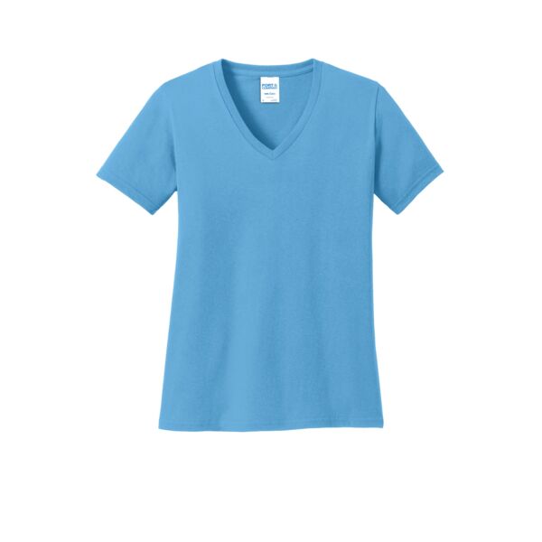 Ladies Core Cotton V Neck Tee Thumbnail
