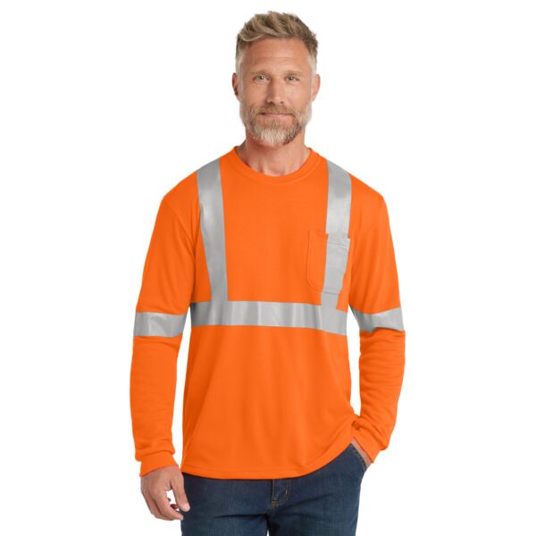 Ansi 107 Class 2 Long Sleeve Safety T Shirt Thumbnail