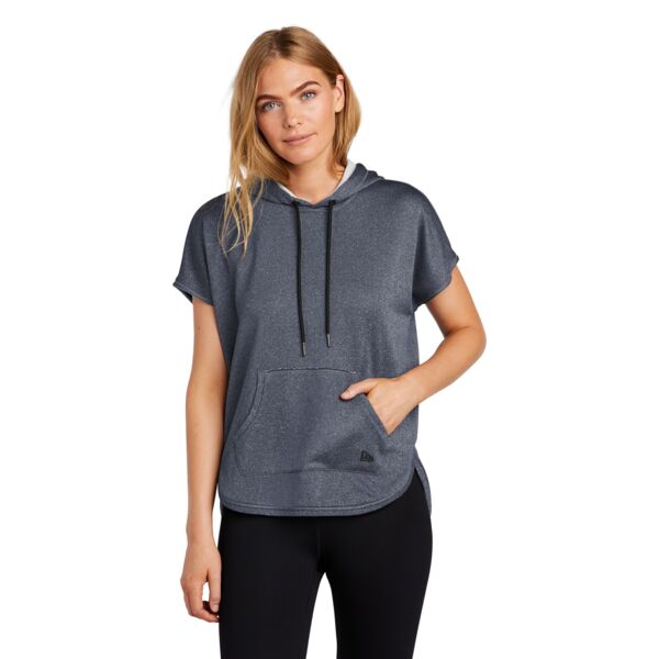® Ladies Performance Terry Short Sleeve Hoodie Thumbnail